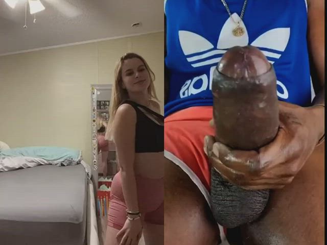 bbc babecock split screen porn gif