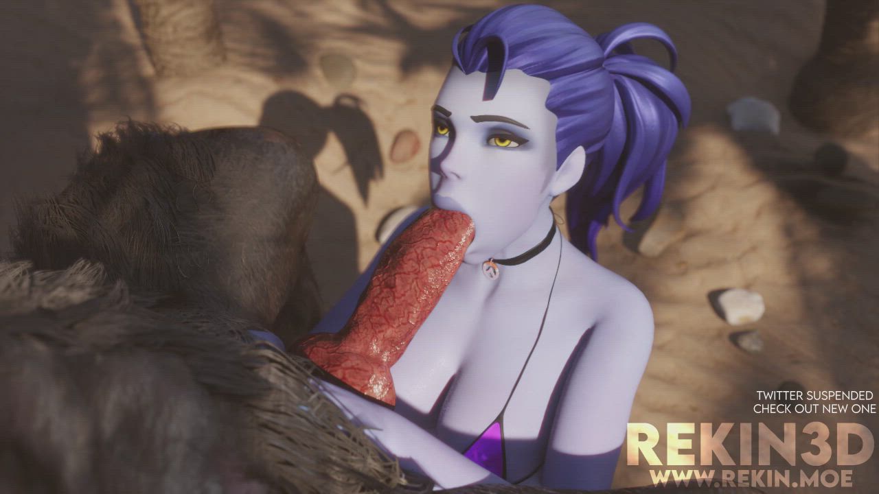 Widowmaker vs Werewolf [Overwatch] (rekin3d)