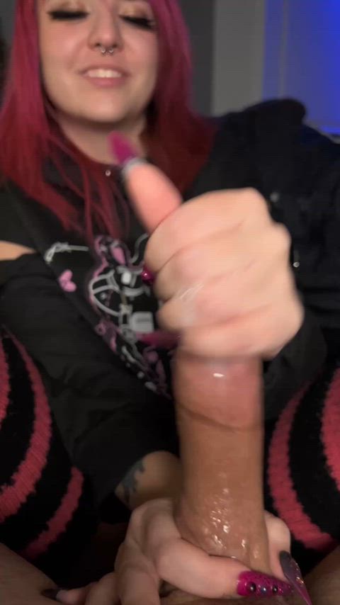 close up cock milking cum cum lube edging fake cum handjob milking precum amateur-girls