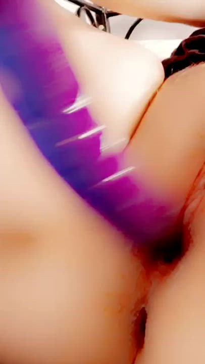 Barely Legal Dildo Innies Masturbating Pussy Sub gif