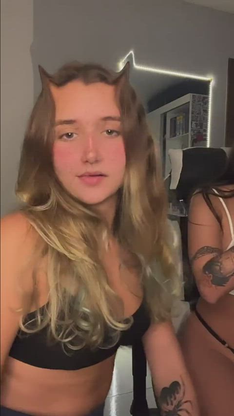 girls petite natural gif