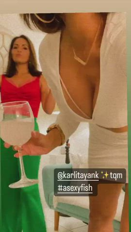 ass boobs latina lesbian milf tiktok gif