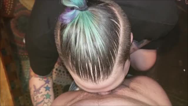 Sucking Off Deepthroat Blowjob