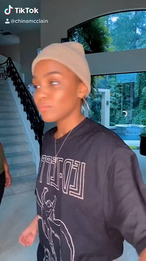 brunette african american celebrity gif