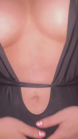 You can play with my boobs whenever you want