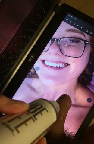 boobs cum cumshot natural tits tribute gif