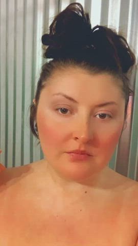 Blowjob Cum In Mouth Cum On Tits gif