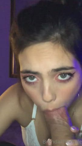 Blowjob Eye Contact OnlyFans Pretty gif