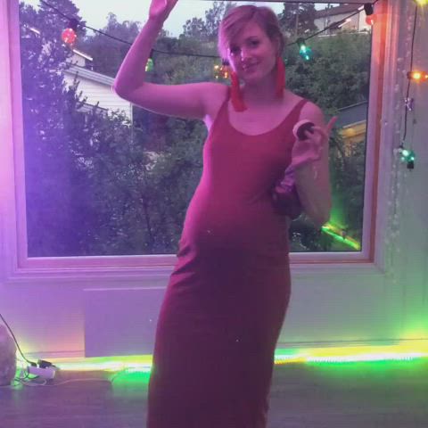 blonde celebrity norwegian pregnant gif