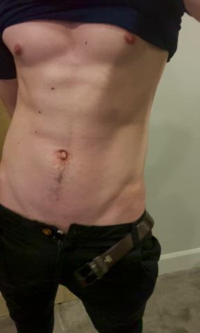 Are you unbuckling my pants for me?