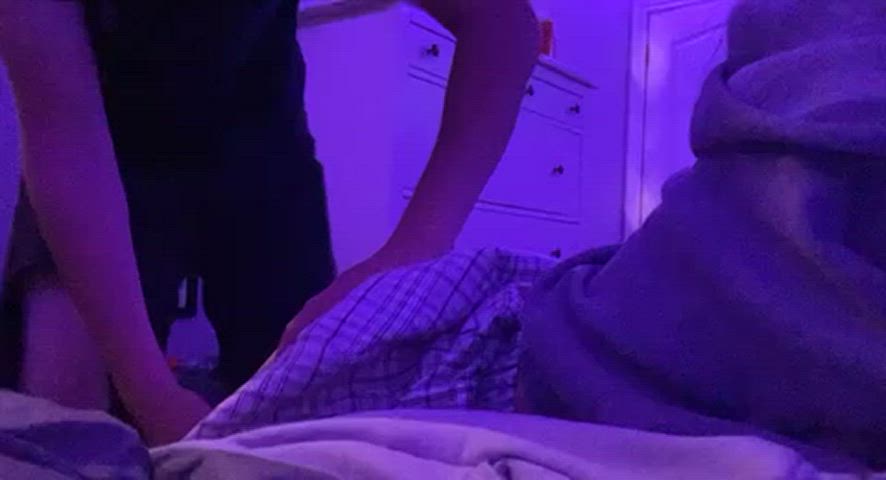 booty couple petite skinny skirt spanked spanking tiny upskirt gif