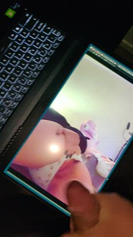 cum edging tribute gif