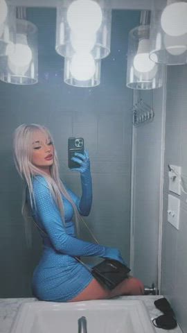 Sissy Small Tits Solo gif