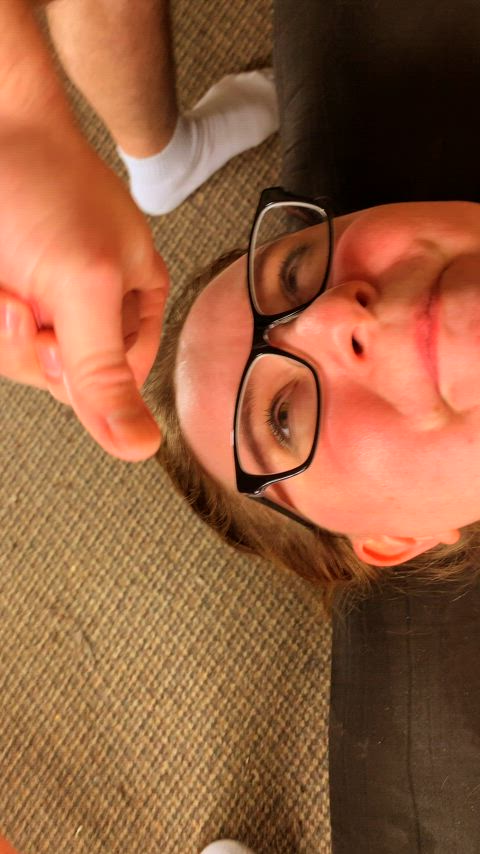 Love watching the bestie get a cum facial