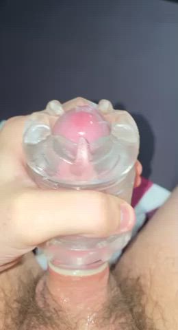 Filling that condom