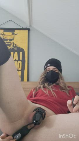 day 5 of the 17 day cage marathon😊 cumming handsfree like a good girl/boy😉