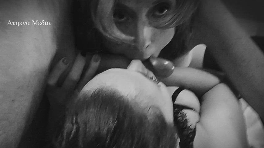 big dick blowjob cock cum cum licking cumshot ffm threesome blowjobs gif