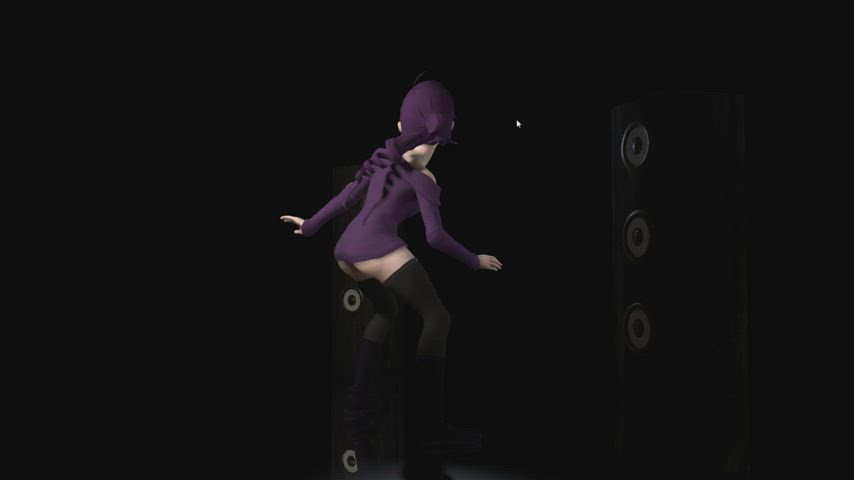 booty purple bitch twerking gif