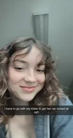 amateur big tits selfie gif