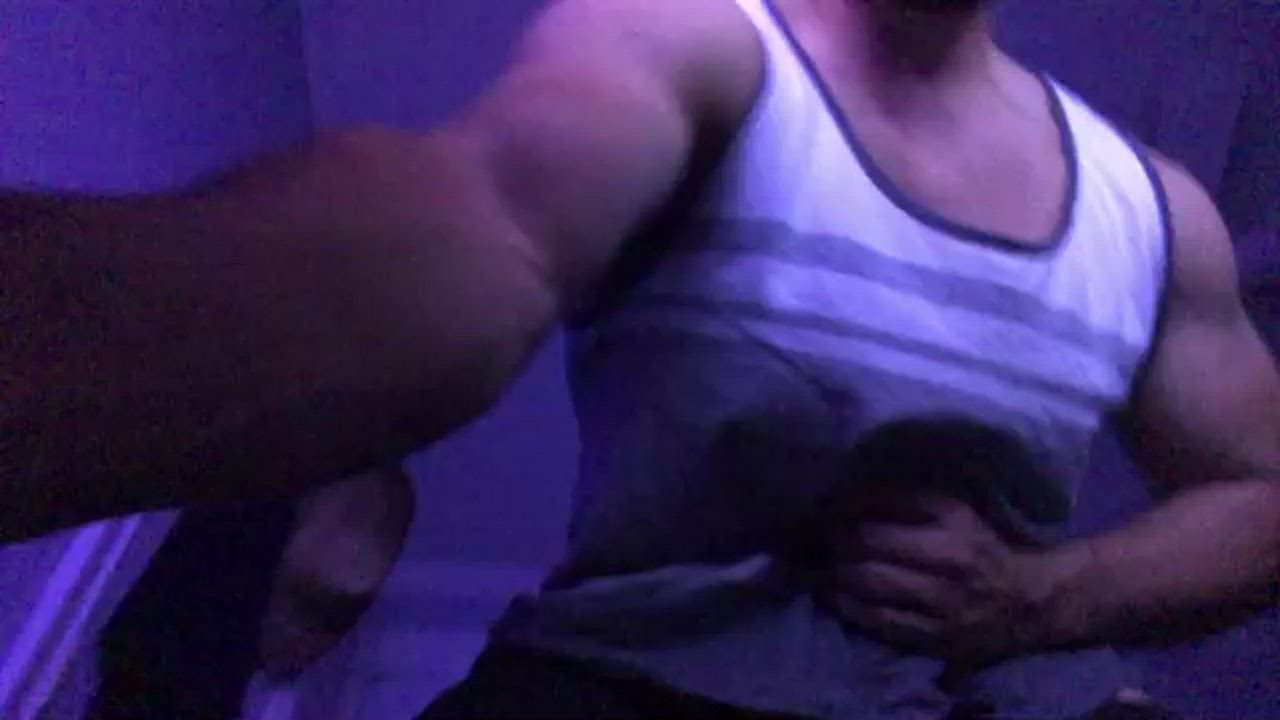 Big Dick Cock Male Masturbation Thick Cock gif