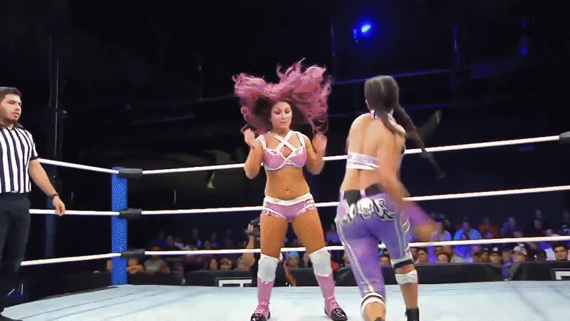 mexican pink wrestling gif