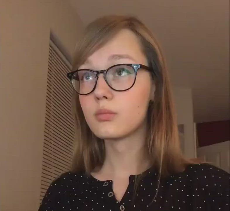 Ahegao Cute Teen Tongue Fetish gif