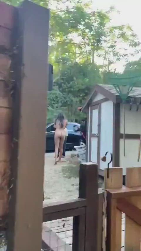delivery nude nudity public gif