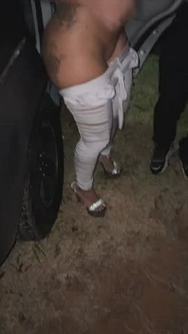 big tits exhibitionist public gif