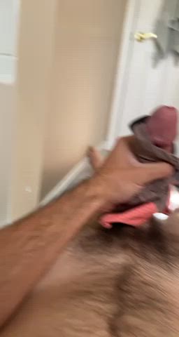 I fucking love using my wife’s underwear to cum
