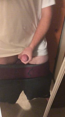 Milky mirror cum💦