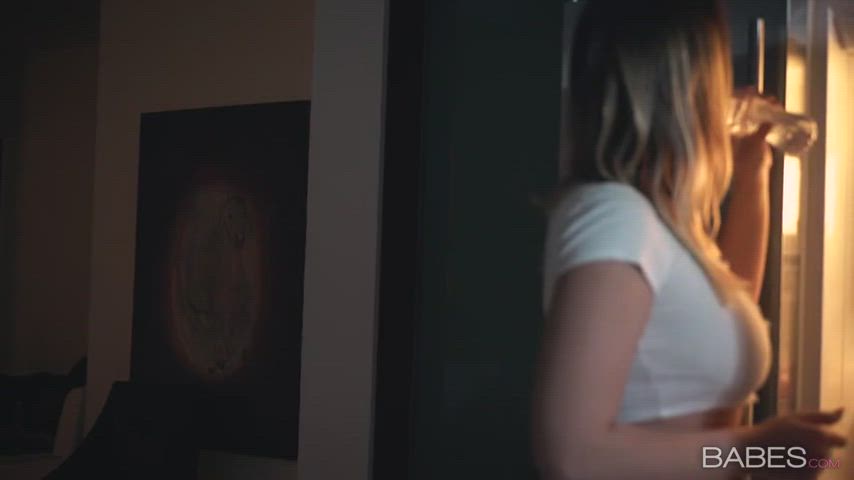 blair williams foreplay kitchen gif