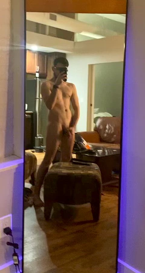 Wish I could rail someone in front of this mirror
