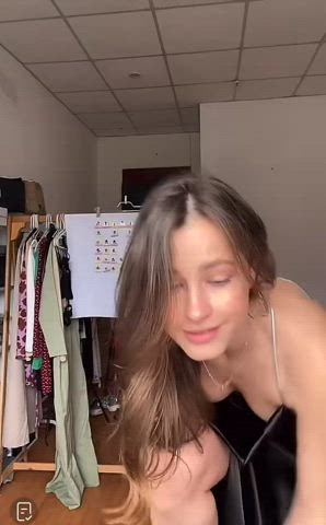boobs nipslip tiktok gif