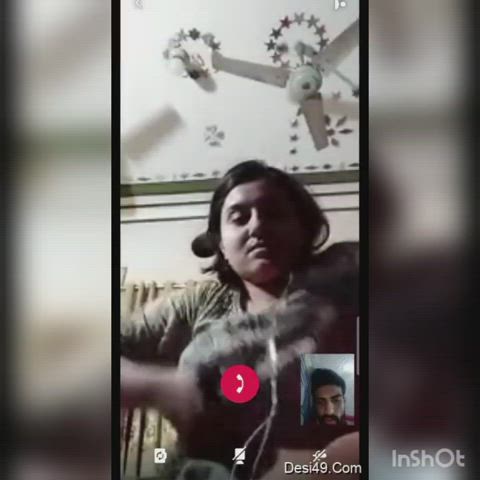 A hot gf on video call ❤️❤️
