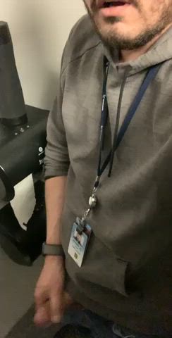 big dick cock jerk off work gif