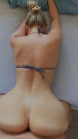 Ass Clapping Big Ass Bikini Blonde gif