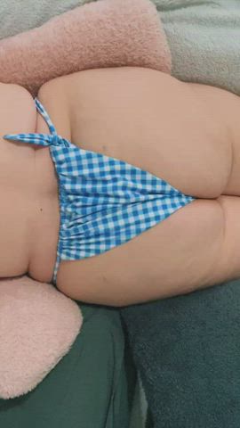 ass bbw big ass bikini booty bubble butt chubby pawg thick gif