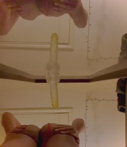 Riding my dildo like a champion 🏆🏆