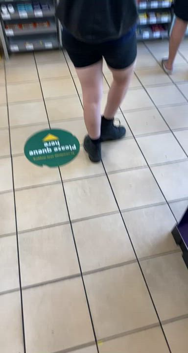 Booty Candid Public gif