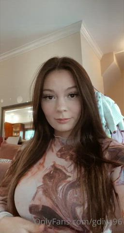 Amateur Big Tits Blonde Jiggling Teen Tits Titty Drop gif