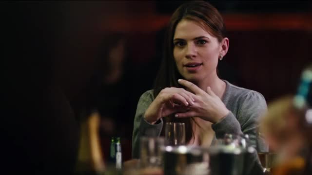 Hayley Atwell - The Sweeney (2012) - hooking up w old guy in bathroom (no nudity)