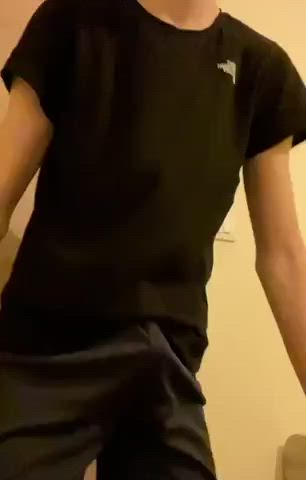amateur big dick masturbating twink gif