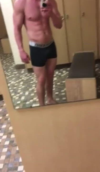 Bathroom Big Balls Big Dick gif
