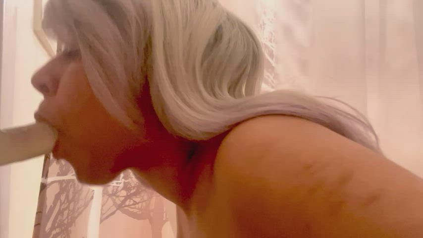 I love deepthroating sm it makes me drip and ache for cocks in every hole