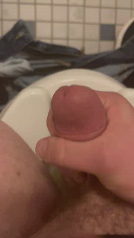 Bathroom Cum Cumshot Jerk Off Male Masturbation Masturbating Solo gif