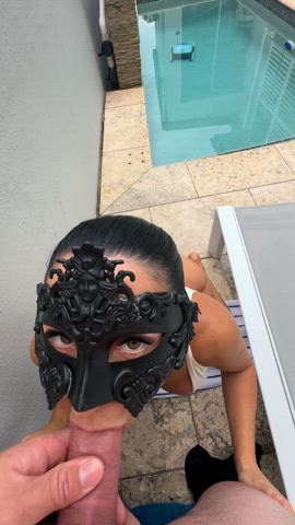 I love when my pool guy cums to visit me