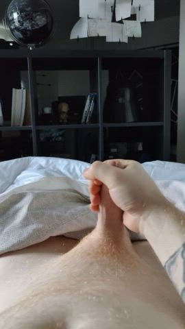cock cum cumshot gay masturbating penis gif