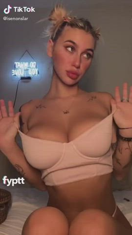 Goddess Goth Huge Tits gif