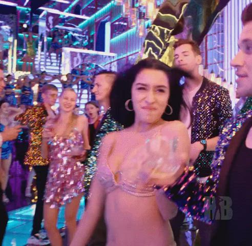 belly button bollywood boobs celebrity cleavage indian natural tits gif