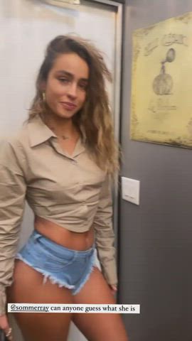 Ass Jean Shorts Legs gif
